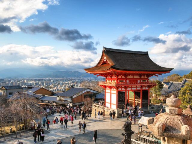 cancello di accesso al kiyomizudera