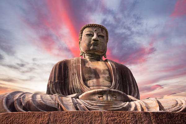 Il grande Budda all'aperto chiamato 